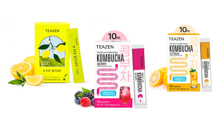 Image 1: 10x, 20x oder 40x TEAZEN zuckerfreies Instant-Getränk (bis 249,80€/kg)