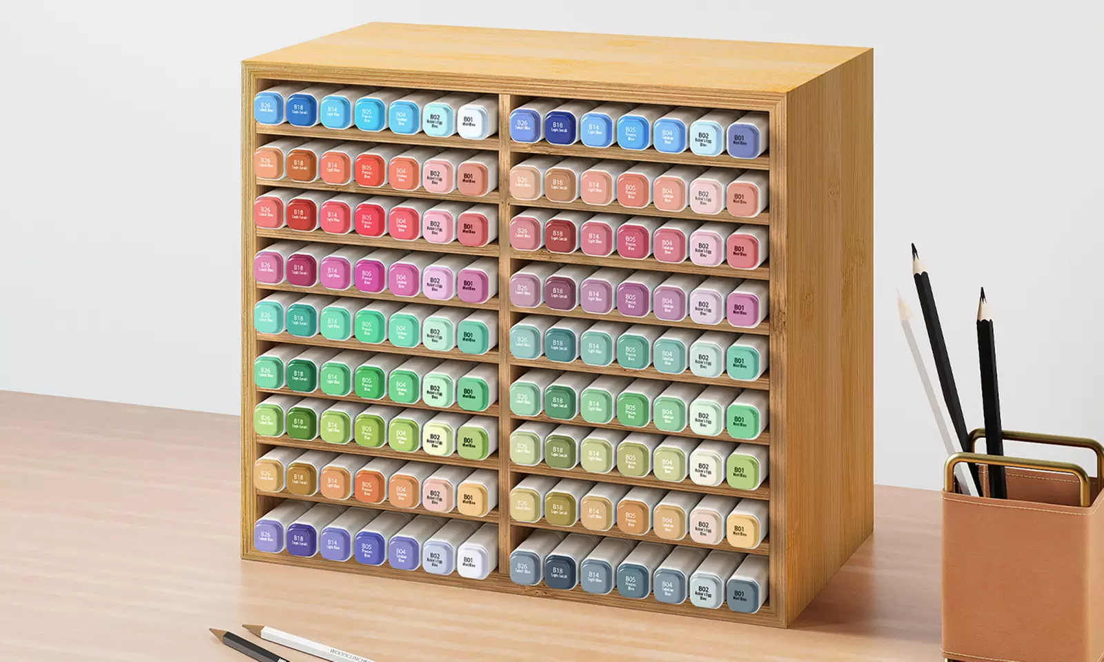 Bamboo Desk Organisers Collection