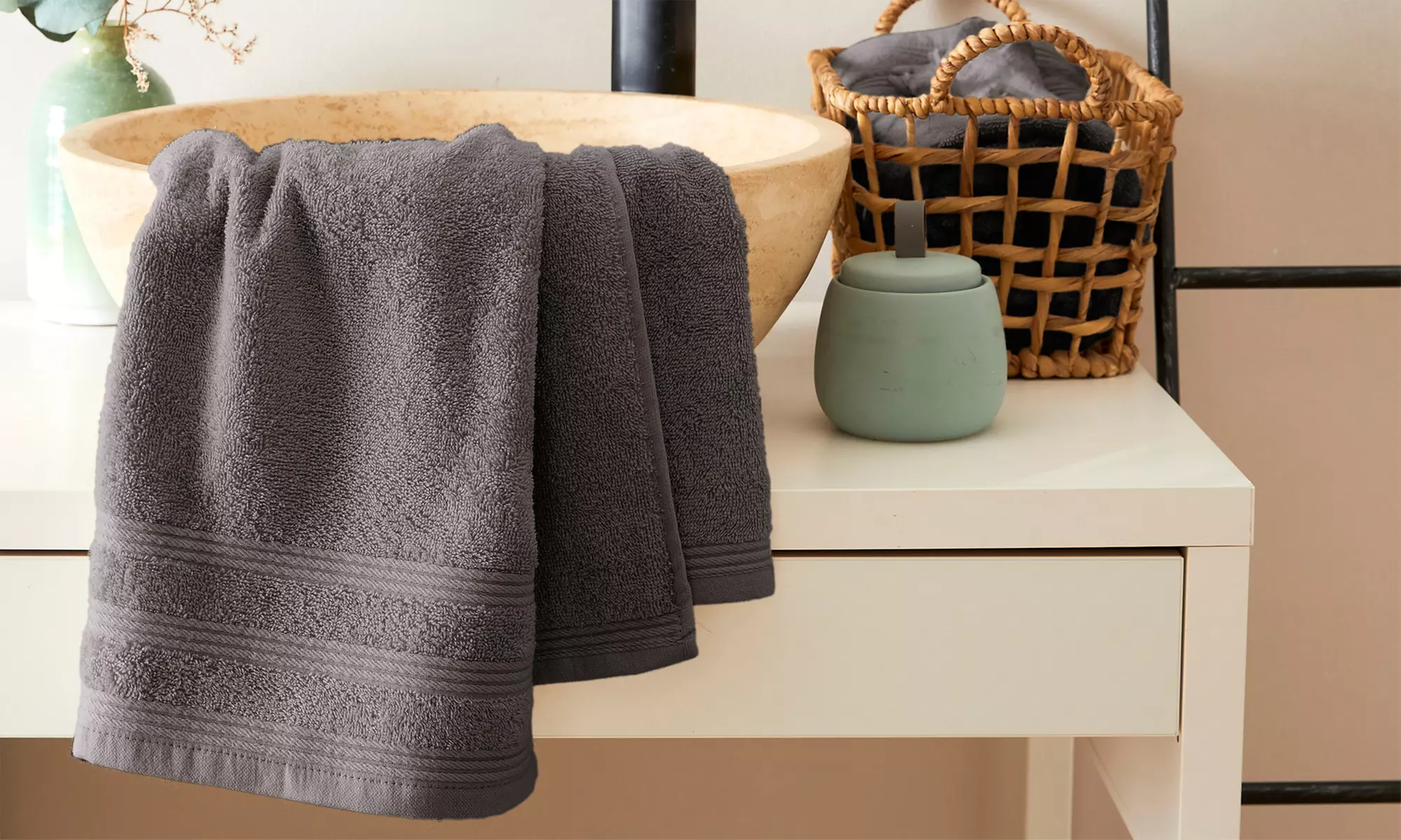 Pack complet serviettes éponge 10 pièces