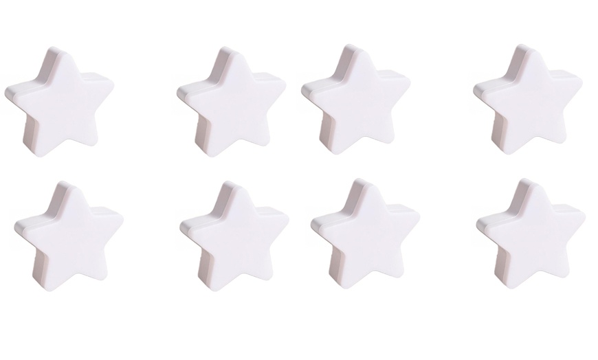 Image 43: 4-8 PCS Auto LED Light Induction Sensor Control Bedside Night Light In Wall Lamp