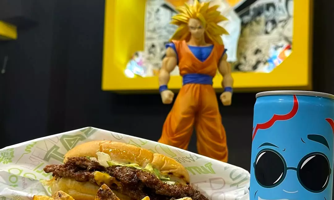 Burger du jour avec frites et boisson à Goku Burger, Colombes