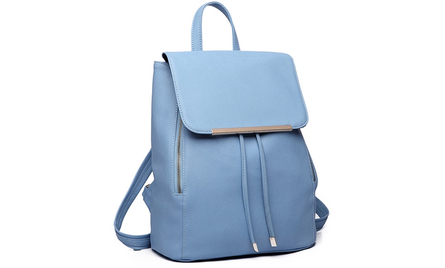 Image 32: MISS LULU Women's Fashion Lightweight Elegant Daily Backpack