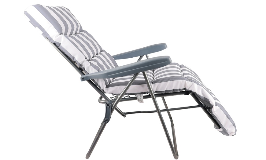 Image 9: Palma Gravity Recliner Chair with Cushion
