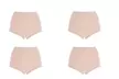 4er- oder 8er-Pack Cotonella Damen-Taillen-Slips in Weiß, Schwarz oder Beige in der Größe nach Wahl - Second Medium