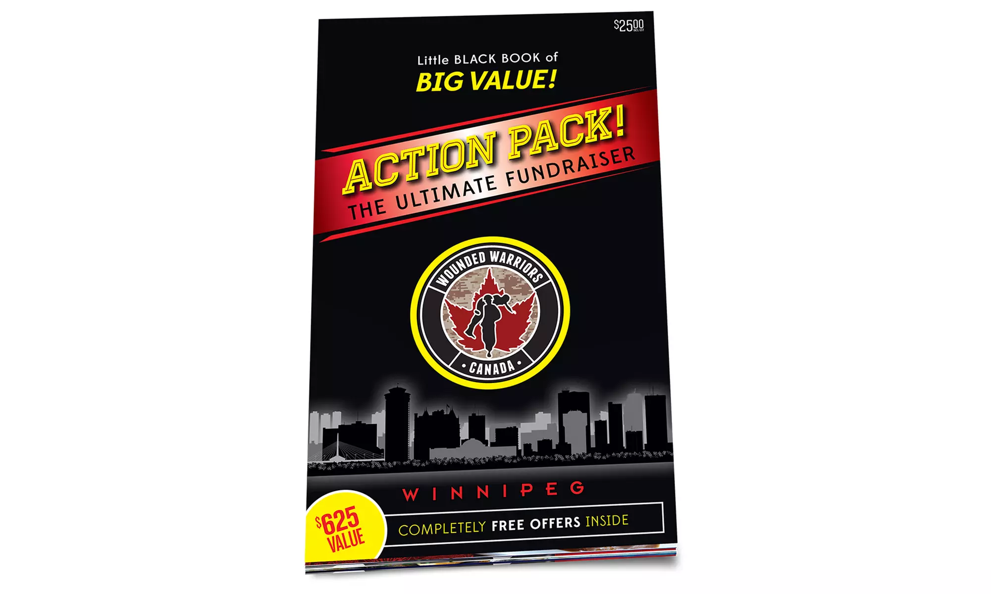 C$25 for One Winnipeg Action Pack Book from MediaScene (C$625 Value)  - Primary Image