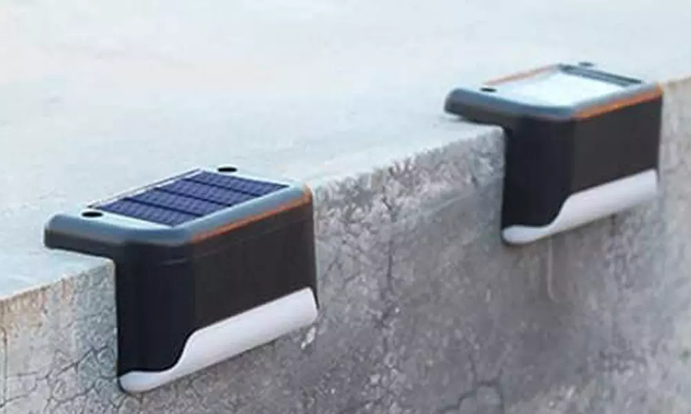 Solar Deck Lights Waterproof Led Solar Lamp for Outdoor Stairs Step Fences