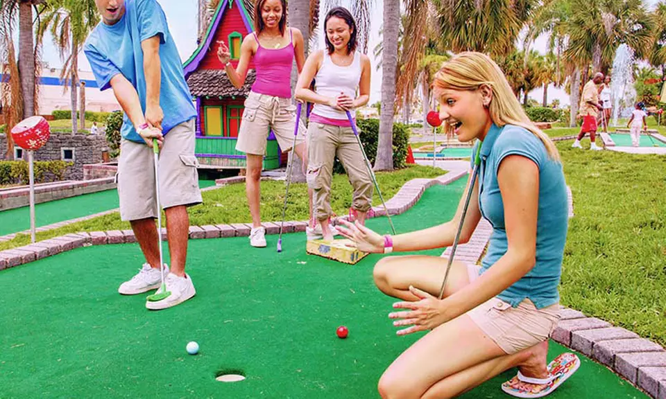 Four Hour Unlimited Rides and Mini Golf at Malibu Norcross