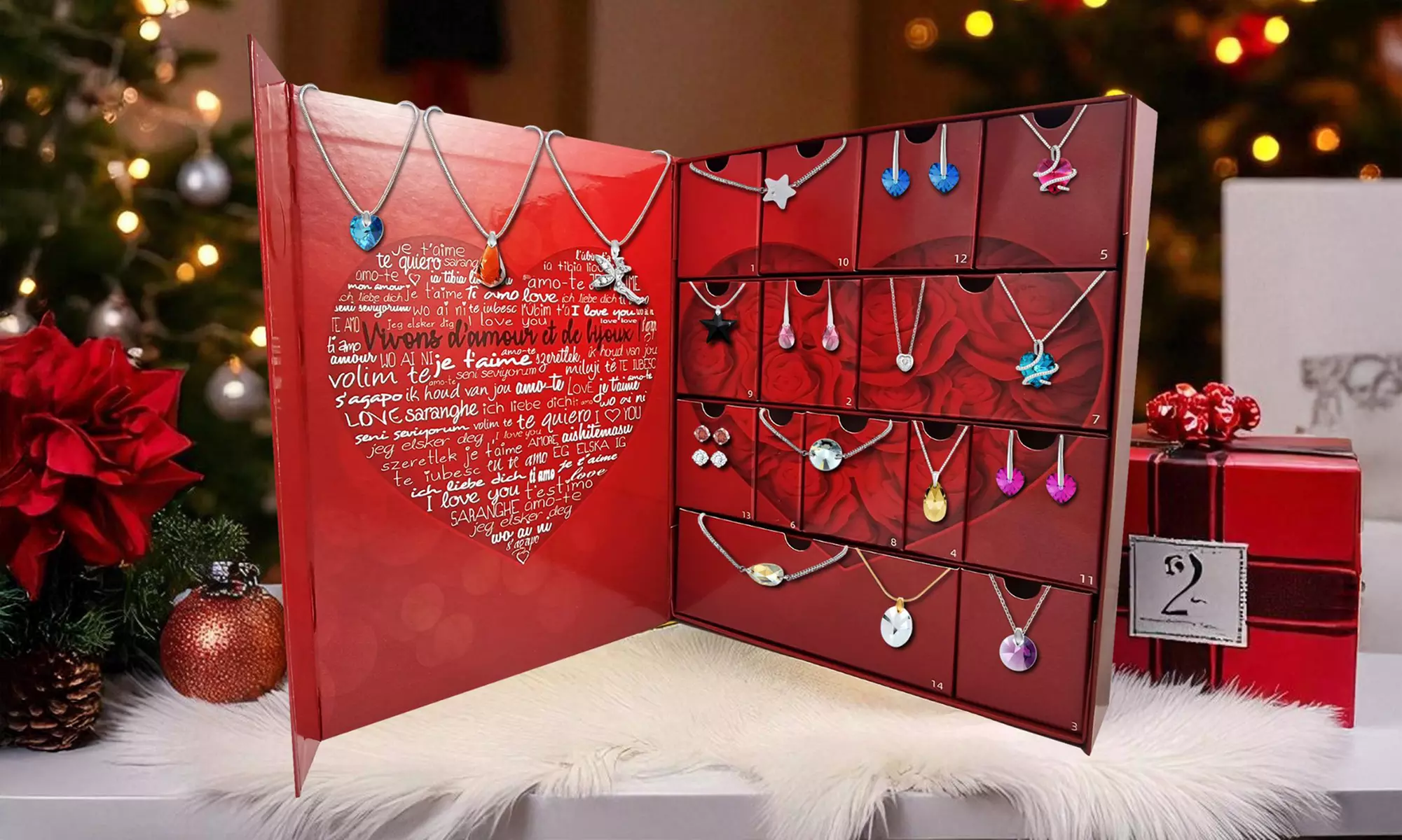 Calendario con gioielli SC Crystals con cristalli Swarovski®