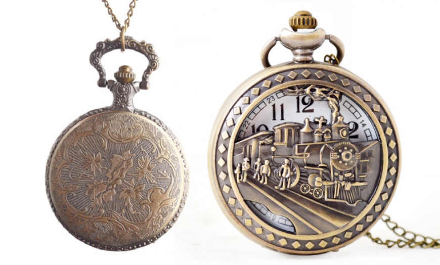 Image 4: Harry Potter Theme Pocket Watch