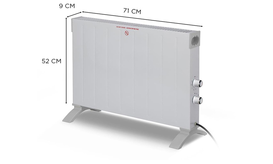 Image 3: Elektrische vloer convector verwarming