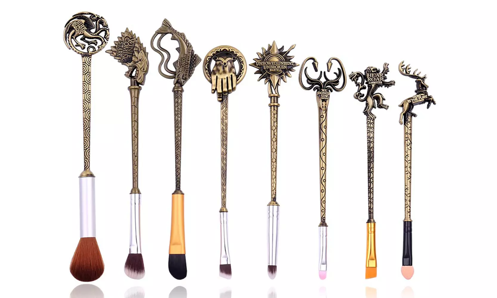 8-Pack: Designer Game of Thrones Inspired Makeup Brush Set