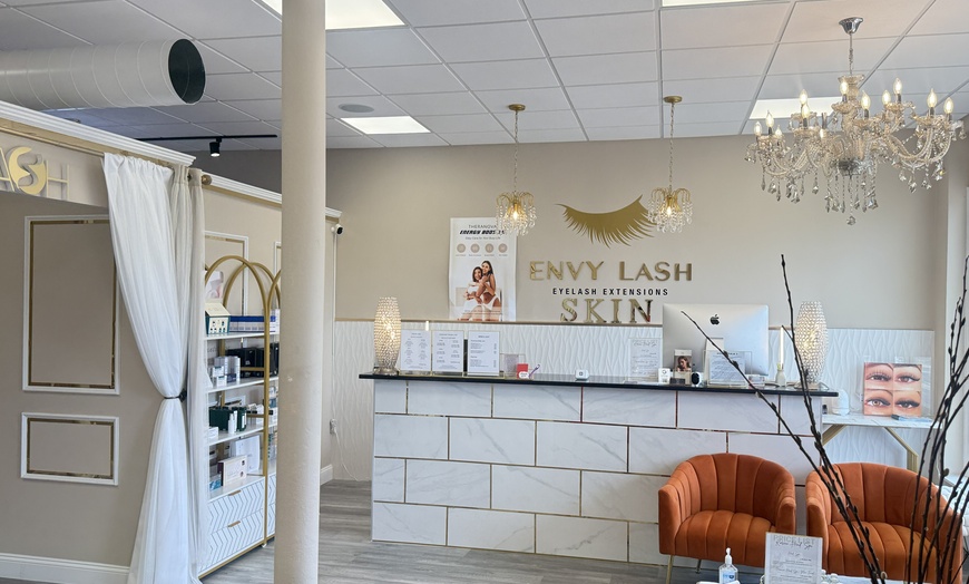 Image 2: Full Set of Silk Mink Eyelash Extensions at Envy Total Beauty