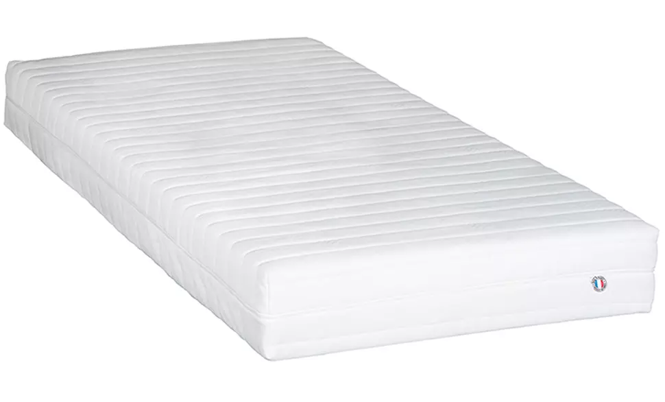 Matelas "Ergo" fabrication française, mousse Haute Densité et latex