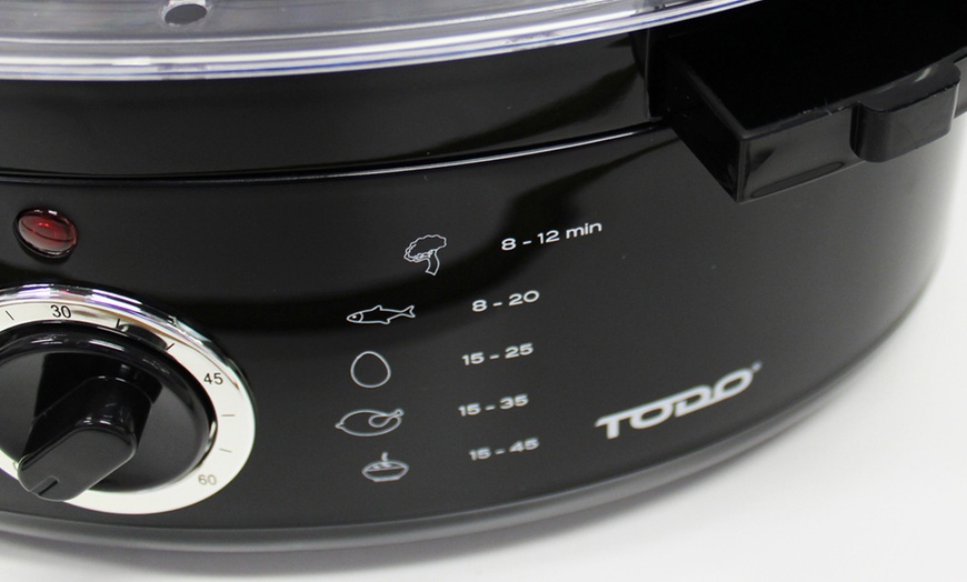 Image 18: TODO Steel, Slow or Rice Cooker w/ Ceramic Bowl/ Cup/ Tray