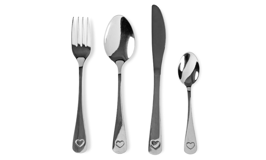 Image 8: 24-teiliges Besteckset aus Edelstahl
