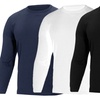 Image 11: Tris di maglie termiche da uomo a girocollo o collo alto