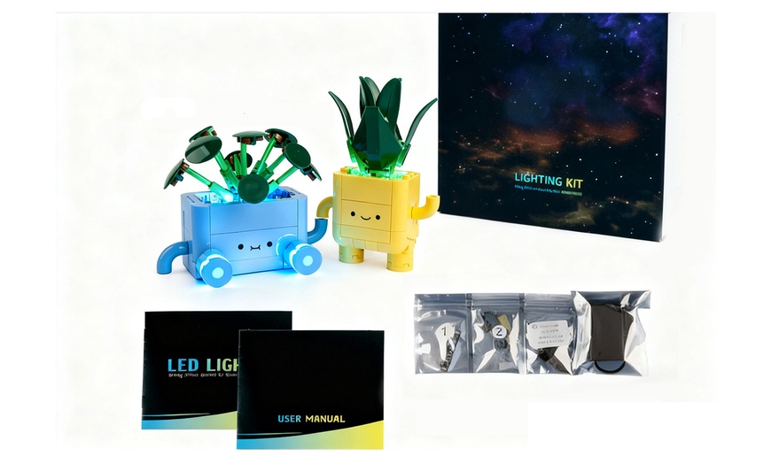 Image 1: LED Light Kit Compatible with Happy Plants