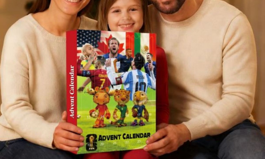 Image 2: 3D Football Fan World Cup Advent Calendar, 24 Unique Ornaments