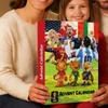 Image 2: 3D Football Fan World Cup Advent Calendar, 24 Unique Ornaments