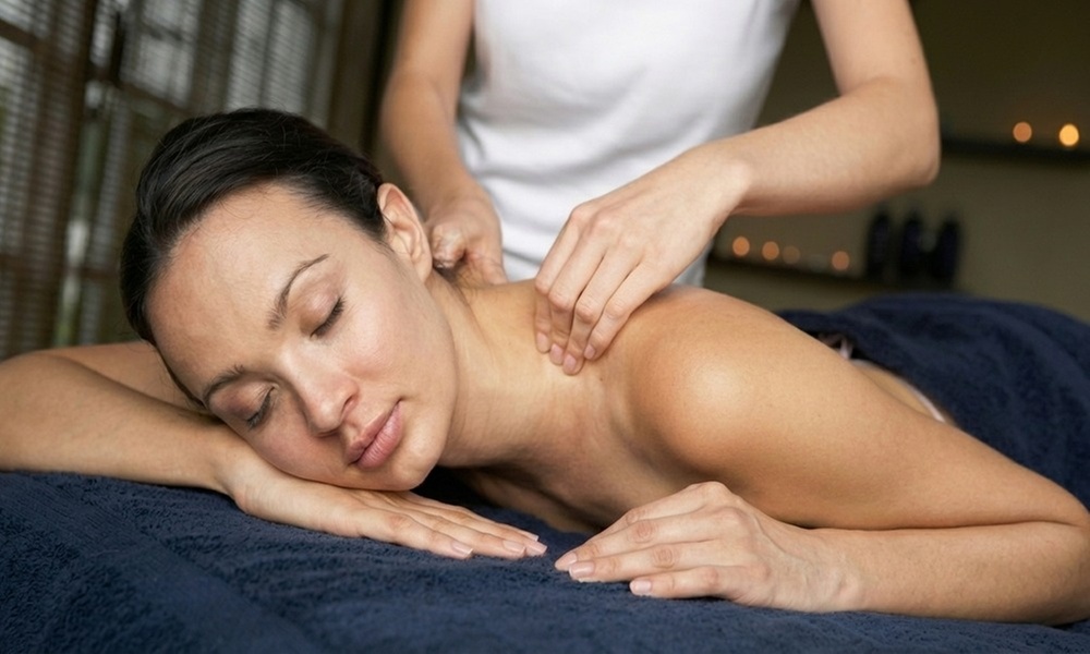 Deep Tissue Massage with Back and Spine Therapy or Foot Reflexology