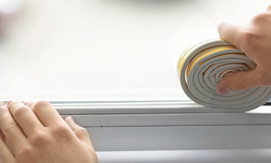 Image 4: Up To Eight Foam Draught Strip 5m Rolls