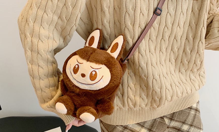 Image 11: Labubu Inspired Backpack or Crossbody Bag