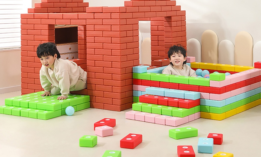 Image 6: 50-Piece Giant Educational Building Blocks Toy For Kids
