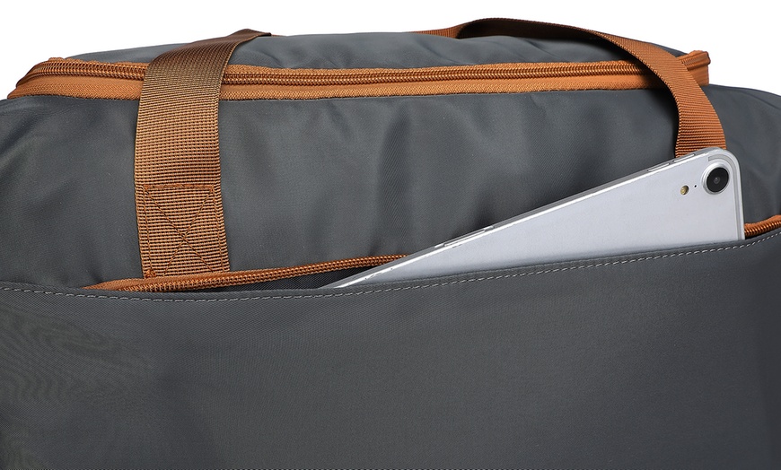 Image 20: KONO 20 Inch Cabin Suitcase Durable ABS Luggage with a Travel Bag