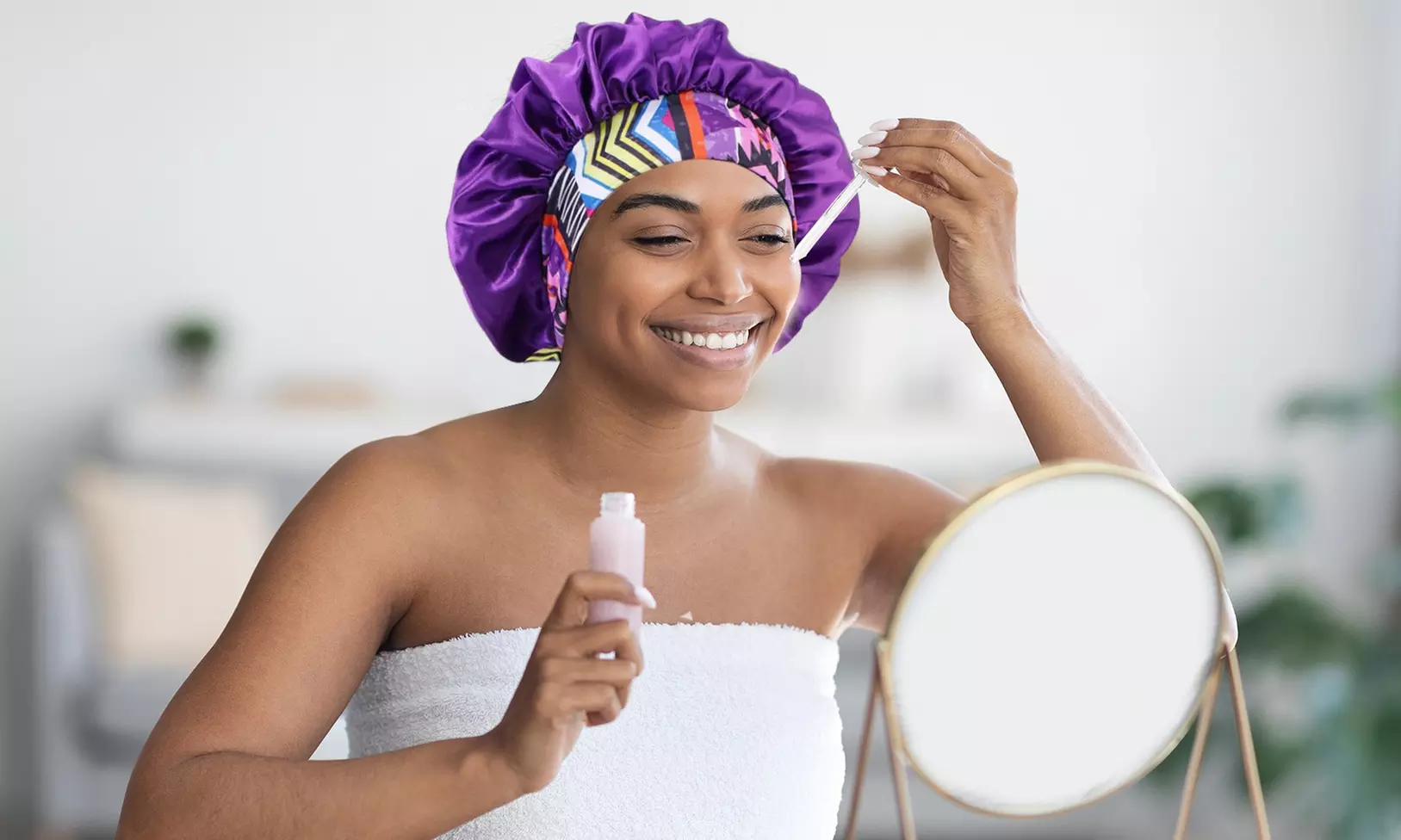 Women's Silky Satin Head Scarf Hair Wrap Cap Hat Headband Sleeping Bonnet