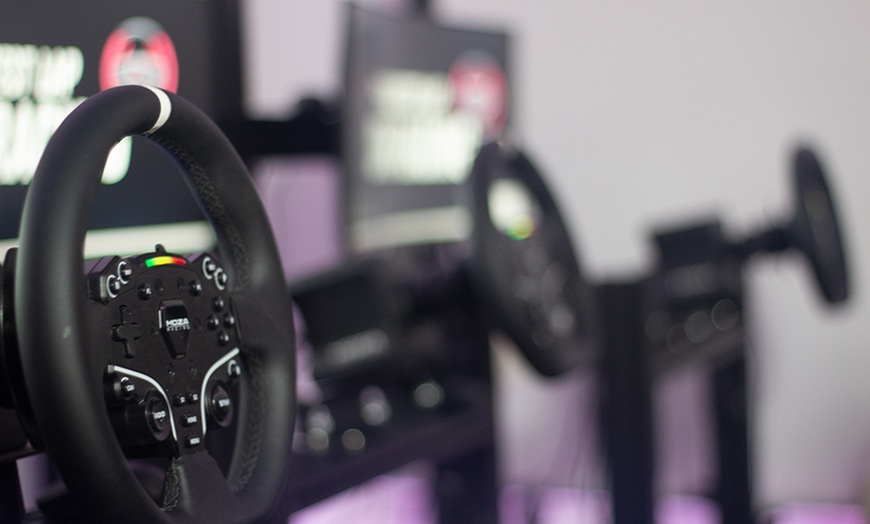 Image 2: Feel the Thrill w/ 1-Hour Hi-Tech Driving Simulator for 1, 2, 3, or 4