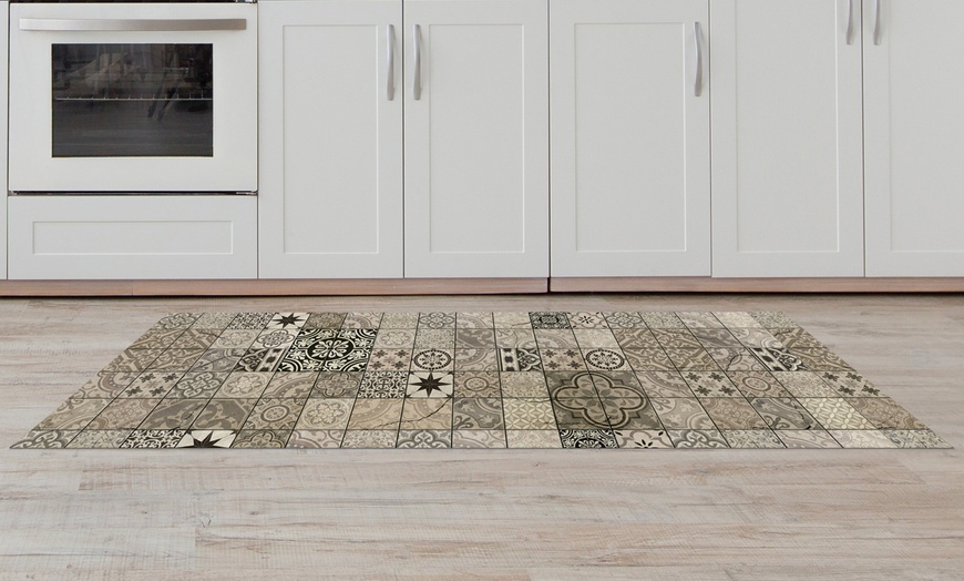 Image 36: Non-Slip Kitchen Runner Rug with Digital Print 