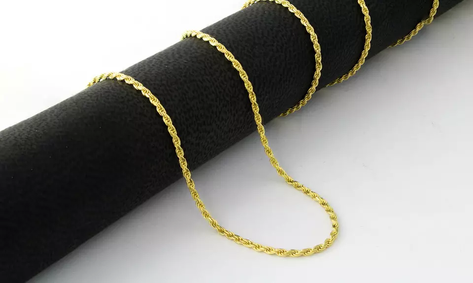 14K Gold 2.5MM Rope Chain by Moricci - Primary Image