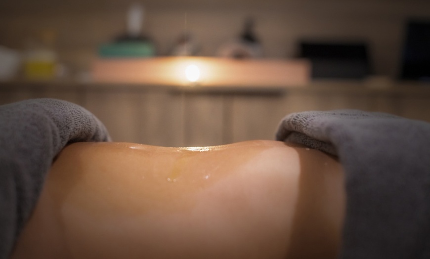 Image 2: Relax with 30-Min Massage and 30-Min Infrared Sauna Sessions to Choose