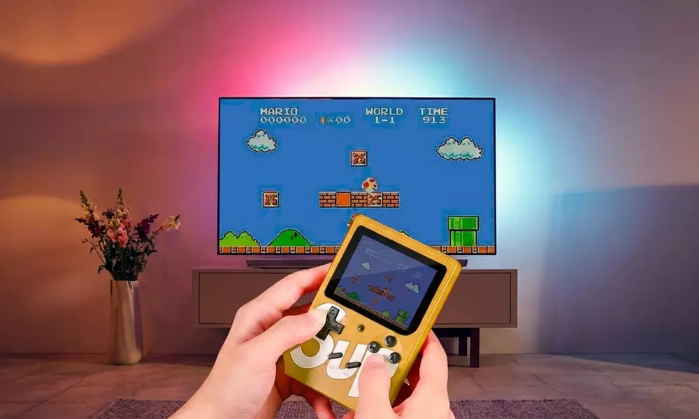 Consola con 400 videojuegos retro