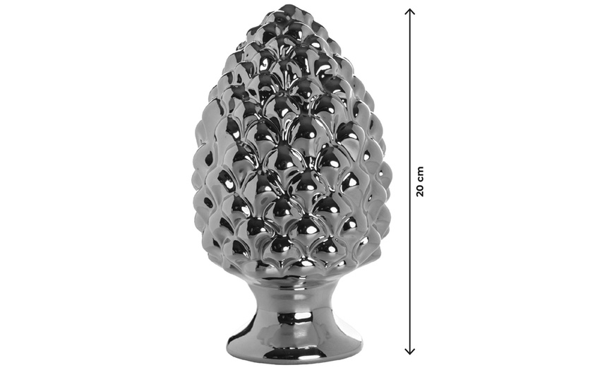 Image 10: Set di 3 pigne siciliane da decorazione