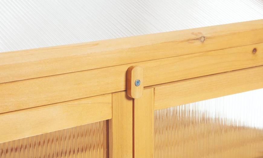 Image 5: Garden Grow Raised Wooden Cold Frame