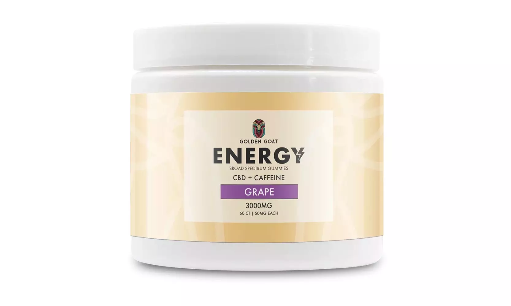 Golden Goat CBD Calm and Energy Infused Gummies