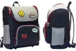 LeSac Lightweight School Backpack with Add-on Emoji Patches (4-Pack) - Second Medium
