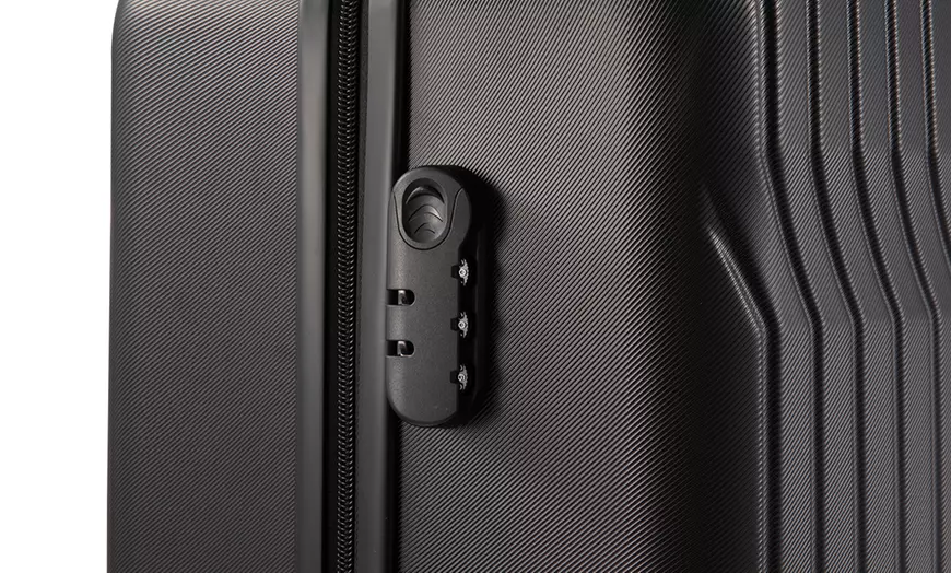 Image 12: Set of Three Hard-Shell ABS Suitcases