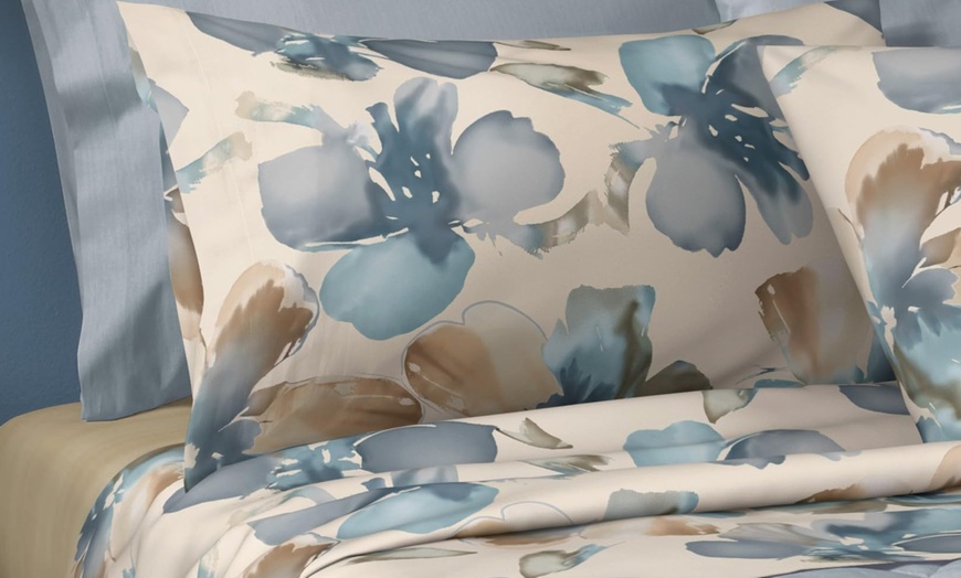 Image 25: Completo letto matrimoniale 100% cotone di Bassetti