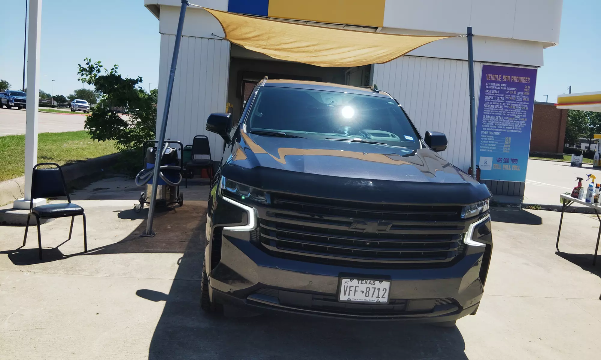 Interior Steam Clean & Exterior Hand Wax Detail for Car/Sedan and More