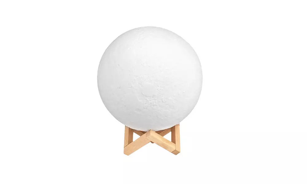 Mondlampe mit Farbwechsel, Fernbedienung und Ständer