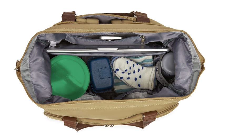 Image 11: Kono Wickeltasche mit Schuhfach und isolierten Taschen