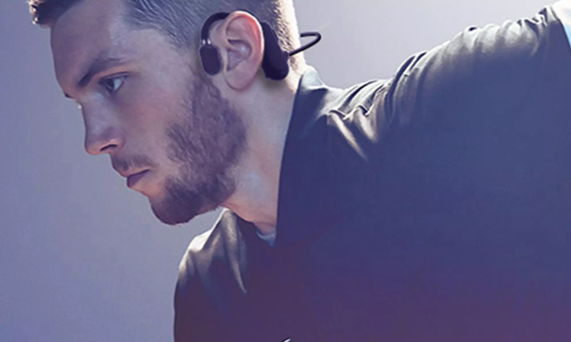 Bluetooth Bone Conduction Sport Headphones Sweat Resistant Wireless Built-in Mic