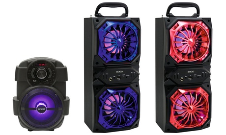 Altoparlante portatile 400 W Sogo disponibile in 2 modelli e 2 colori