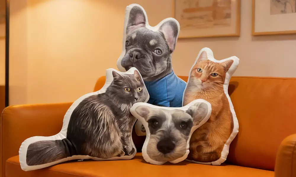 Niestandardowa personalizowana poduszka 3D ze zdjęciem zwierzaka