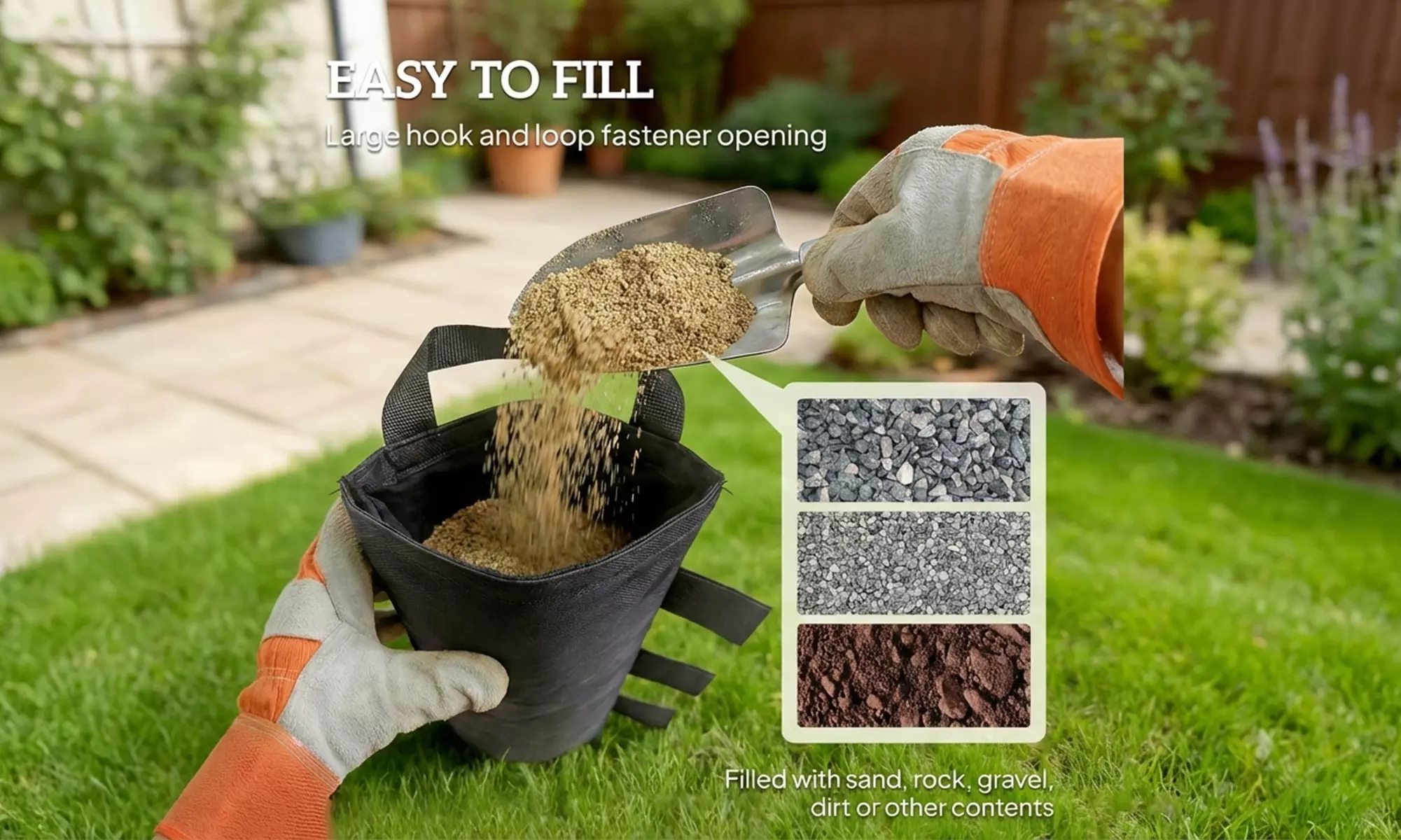 Outsunny Pack of Eight Gazebo Sand Weights Bags