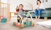 BabyLuv 3-In-1 Baby Gym Playmat with Musical Activity Center and Learning Walker