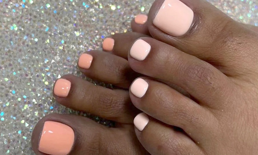 Image 10: Indulge in Desuar at Westin Bonaventure’s Luxurious  Regular or Gel Manicure and Pedicure (Up to 38% Off)