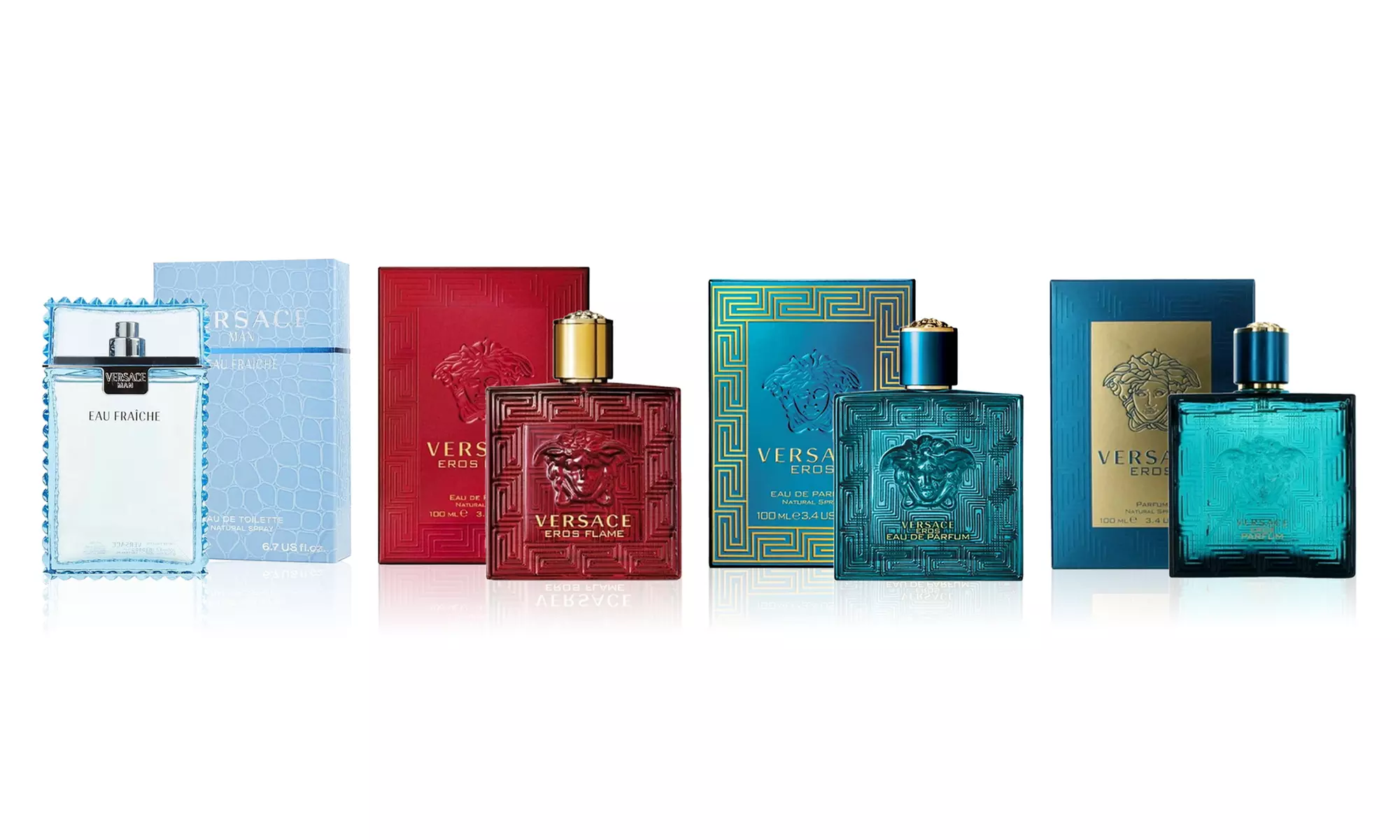 Versace Men's Fragrances: Eros, Dylan Blue, Pour Homme & More - EDT & EDP